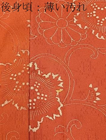 平和屋着物■上質な小紋　花唐草文　暈し染め　正絹　逸品　BAAY3954hj