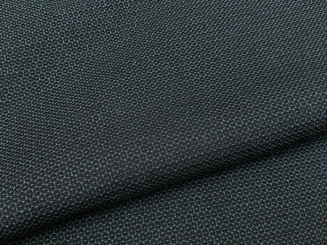 平和屋着物■上質な紬　アンサンブル　100亀甲　総詰め　正絹　逸品　BAAY3956hj