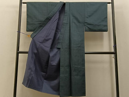 平和屋着物■男性　本場大島紬　アンサンブル　80亀甲　総詰め　正絹　逸品　BAAY3961hj