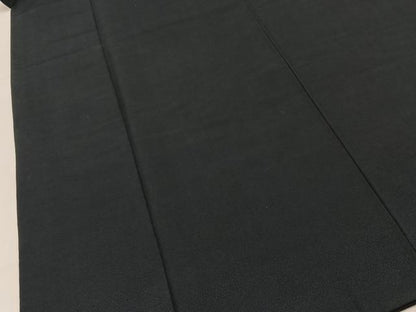 平和屋着物■男性　お召　千歳茶色　正絹　逸品　BAAY3962hj