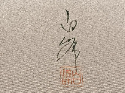 平和屋着物■訪問着　作家物　手描き　風景花文　暈し染め　金銀彩　正絹　逸品　BAAY3964hj