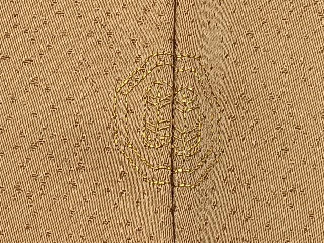 平和屋着物●染色作家　青木龍雲　訪問着　手描き　水玉　暈し染め　金彩　正絹　逸品　BAAY3965hj