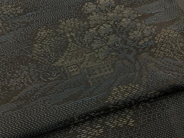 平和屋着物■本場大島紬　風景文　正絹　逸品　BAAY3991hj