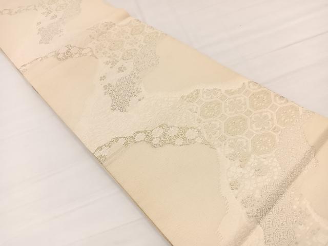 平和屋着物＊夏物　六通柄袋帯　唐織　道長蜀江花文　金銀糸　正絹　逸品　BAAY4026hv