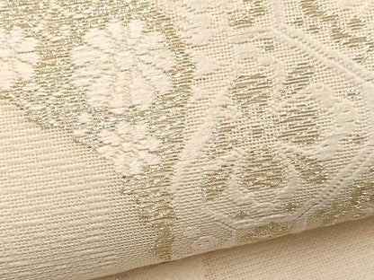 平和屋着物＊夏物　六通柄袋帯　唐織　道長蜀江花文　金銀糸　正絹　逸品　BAAY4026hv