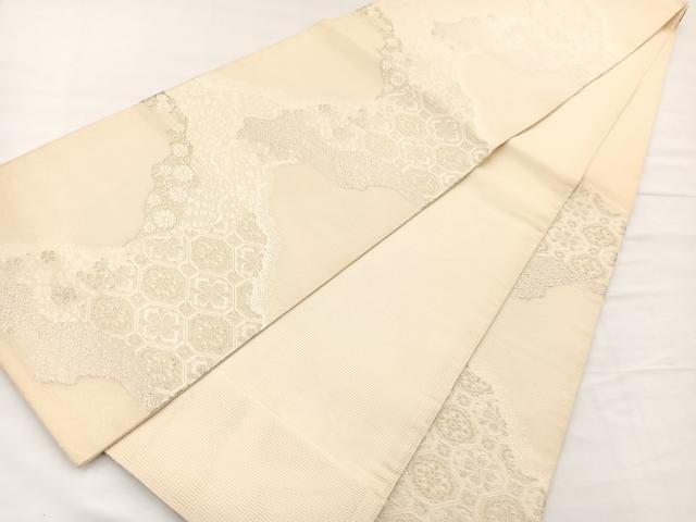 平和屋着物＊夏物　六通柄袋帯　唐織　道長蜀江花文　金銀糸　正絹　逸品　BAAY4026hv