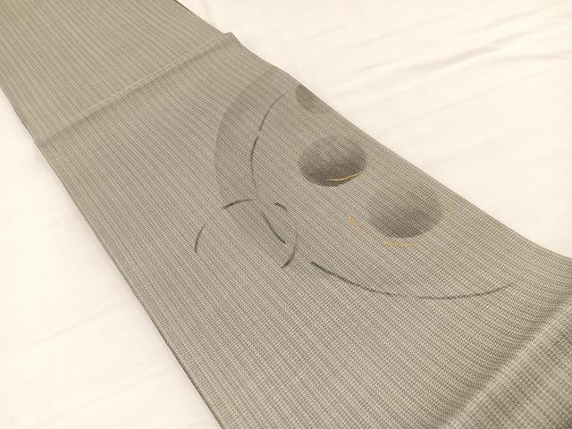 平和屋着物＊夏物　太鼓柄袋帯　丸　金彩　正絹　逸品　BAAY4034hv