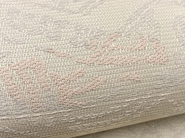 平和屋着物＊夏物　六通柄袋帯　唐織　鳳凰花文　銀糸　正絹　逸品　BAAY4036hv