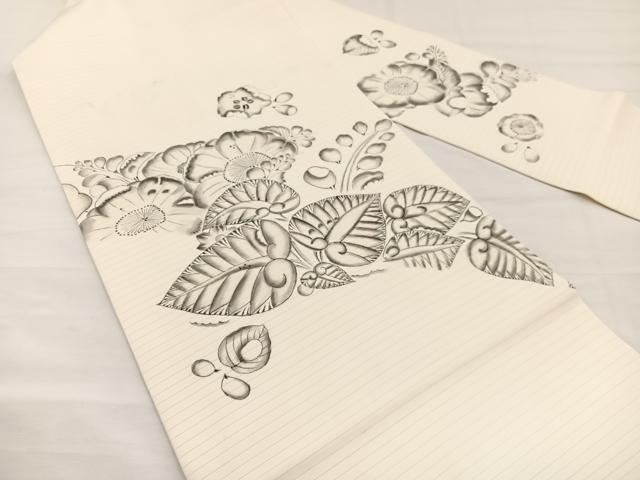 平和屋着物＊夏物　絽塩瀬　九寸名古屋帯　辻が花　正絹　逸品　BAAY4041hv