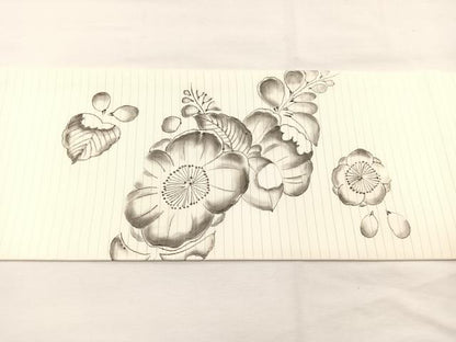 平和屋着物＊夏物　絽塩瀬　九寸名古屋帯　辻が花　正絹　逸品　BAAY4041hv