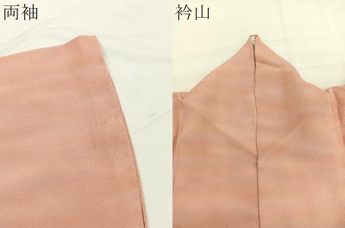 平和屋着物▽上質な小紋　単衣　作家物　霞文　暈し染め　正絹　逸品　BAAY4164hv