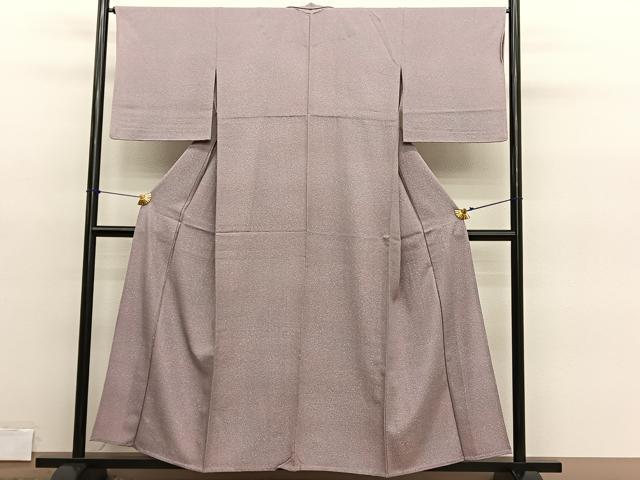 平和屋着物▽上質な小紋　単衣　氷割れ文様　暈し染め　正絹　逸品　BAAY4168hv