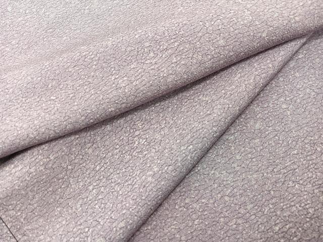 平和屋着物▽上質な小紋　単衣　氷割れ文様　暈し染め　正絹　逸品　BAAY4168hv