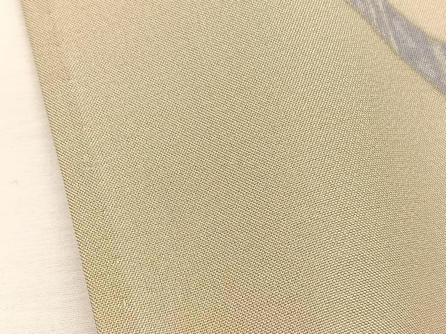 平和屋着物＊夏物　小紋　紗　流線渦巻き文様　まるやま扱い　正絹　逸品　BAAY4170hv