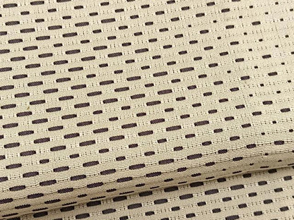 平和屋着物▽上質なお召　単衣　めがね織　横段文　正絹　逸品　BAAY4174hv