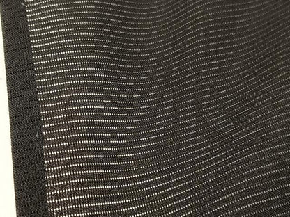 平和屋着物＊夏物　黒留袖　絽　総駒刺繍　流水松文　金糸　洗える着物　BAAY4181hv