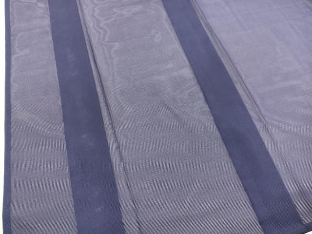 平和屋着物＊夏物　色無地　絽　濃鼠色　洗える着物　BAAY4184hv