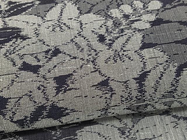 平和屋着物＊夏物　紗紬　橘　正絹　逸品　BAAY4194hv