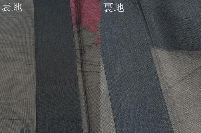 平和屋着物＊夏物　小紋　紗　竜田川　正絹　逸品　BAAY4196hv