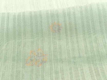 平和屋着物＊夏物　小紋　紗　舞花文　洗える着物　BAAY4212hv