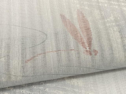 平和屋着物＊夏物　小紋　紗　蜻蛉流水文　暈し染め　洗える着物　BAAY4224hv