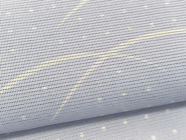 平和屋着物＊夏物　小紋　絽　芝草文　洗える着物　BAAY4229hv