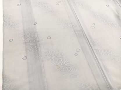 平和屋着物＊夏物　小紋　紗　流水文　暈し染め　洗える着物　BAAY4244hv