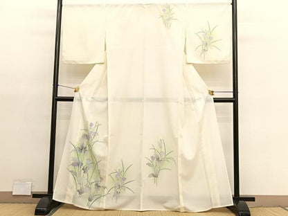 平和屋着物＊夏物　訪問着　絽　枝花文　暈し染め　洗える着物　未使用　BAAY4263hv