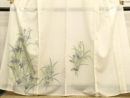 平和屋着物＊夏物　訪問着　絽　枝花文　暈し染め　洗える着物　未使用　BAAY4263hv