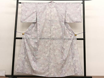 平和屋着物＊夏物　小紋　絽　辻が花　洗える着物　BAAY4319hv