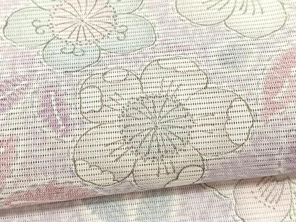 平和屋着物＊夏物　小紋　絽　辻が花　洗える着物　BAAY4319hv