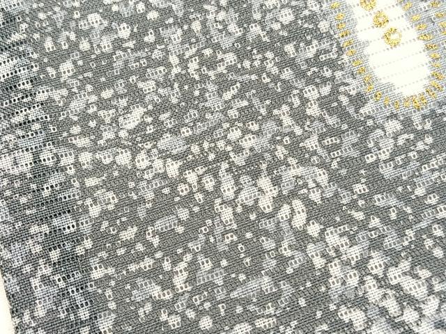 平和屋着物＊夏物　訪問着　絽　辻が花　暈し染め　金彩　ラインストーン　ビーズ　未使用　BAAY4322hv