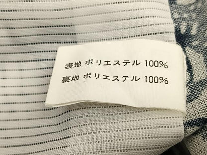 平和屋着物＊夏物　小紋　紗　御所解文　洗える着物　BAAY4351hv