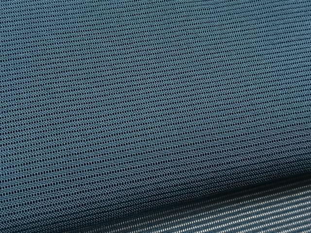 平和屋着物＊夏物　色無地　絽　高麗納戸色　洗える着物　BAAY4392hv
