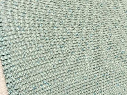 平和屋着物＊夏物　小紋　絽　雪輪花文　洗える着物　BAAY4393hv