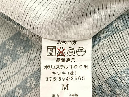 平和屋着物＊夏物　小紋　絽　舞花文　洗える着物　BAAY4408hv