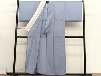 平和屋着物＊夏物　色無地　紗　藤色　正絹　逸品　BAAY4415hv