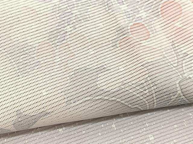 平和屋着物＊夏物　訪問着　絽　草花文　さんび謹製　洗える着物　BAAY4425hv
