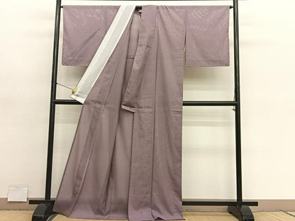 平和屋着物＊夏物　色無地　絽　鴇浅葱色　洗える着物　未使用　BAAY4430hv