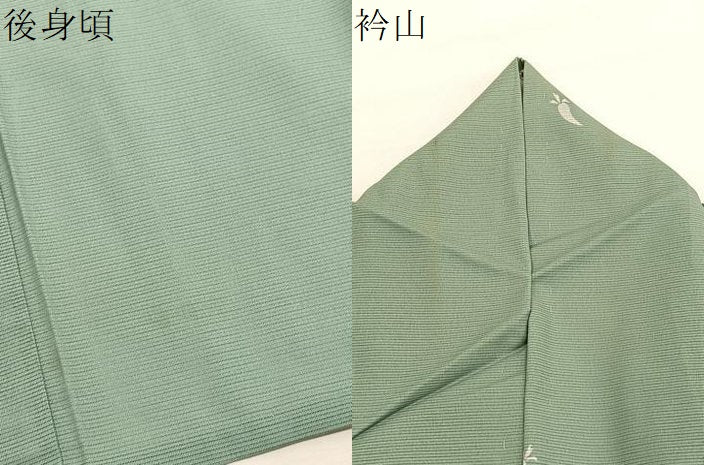 平和屋着物＊夏物　小紋　絽　成り物　洗える着物　BAAY4433hv