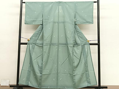 平和屋着物＊夏物　小紋　絽　成り物　洗える着物　BAAY4433hv