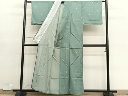 平和屋着物＊夏物　小紋　絽　成り物　洗える着物　BAAY4433hv