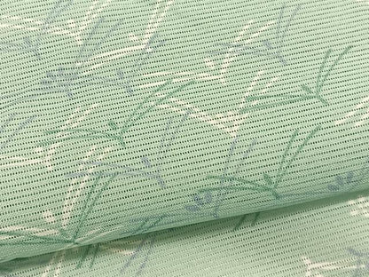 平和屋着物＊夏物　小紋　絽　若松葉　洗える着物　BAAY4436hv