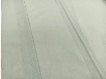 平和屋着物＊夏物　色無地　絽　柳鼠色　洗える着物　BAAY4447hv