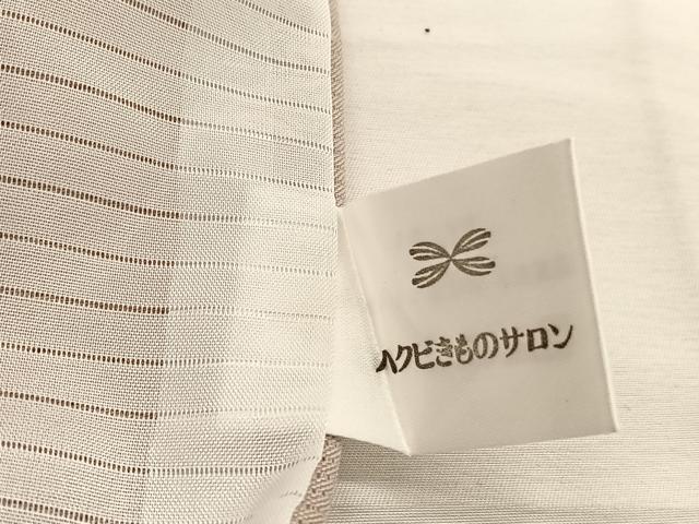 平和屋着物＊夏物　色無地　絽　薄香色　洗える着物　BAAY4474hv