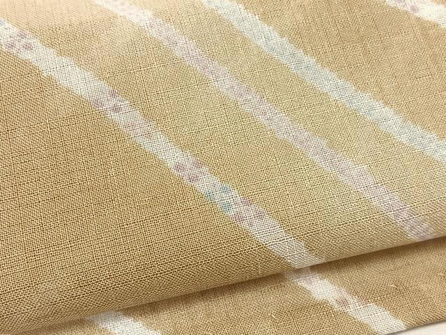平和屋着物＊夏物　小紋　紗　流線文　洗える着物　BAAY4483hv
