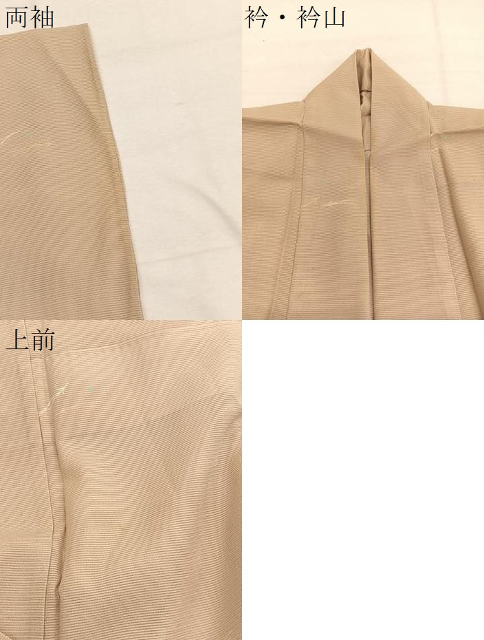 平和屋着物＊夏物　小紋　絽　こぼれ松葉　正絹　逸品　BAAY4490hv