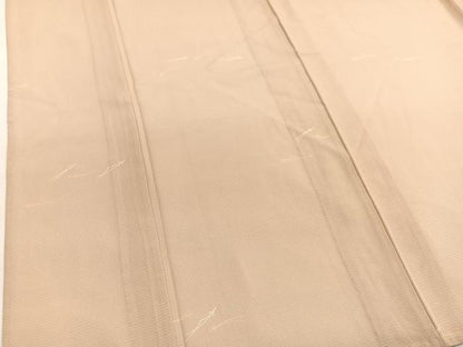 平和屋着物＊夏物　小紋　絽　こぼれ松葉　正絹　逸品　BAAY4490hv