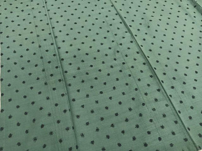 平和屋着物▽上質な紬　単衣　あられ文様　正絹　逸品　BAAY4507hv