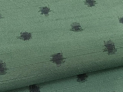平和屋着物▽上質な紬　単衣　あられ文様　正絹　逸品　BAAY4507hv